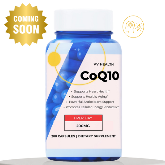 CoQ10 200mg – Cellular Energy & Heart Health