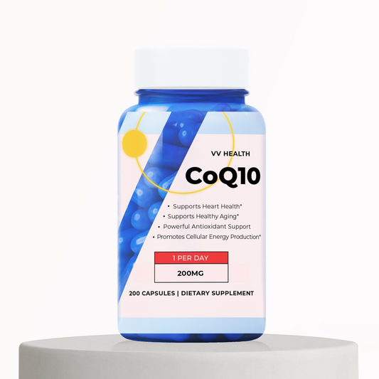 CoQ10 200mg – Energía celular y salud del corazón