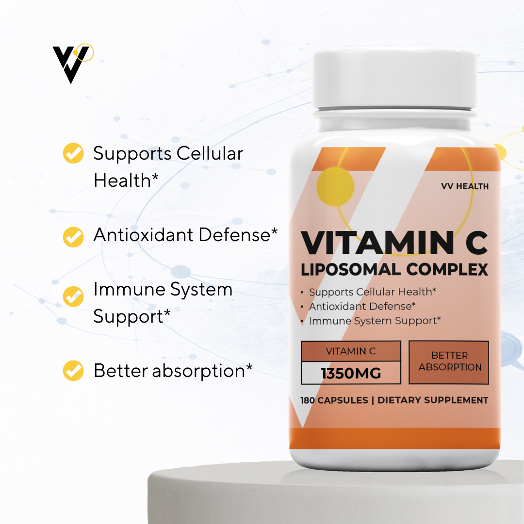 Vitamin C 1350mg Liposomal Complex – Immune & Antioxidant Support