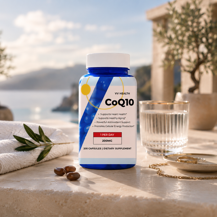 CoQ10 200mg – Cellular Energy & Heart Health