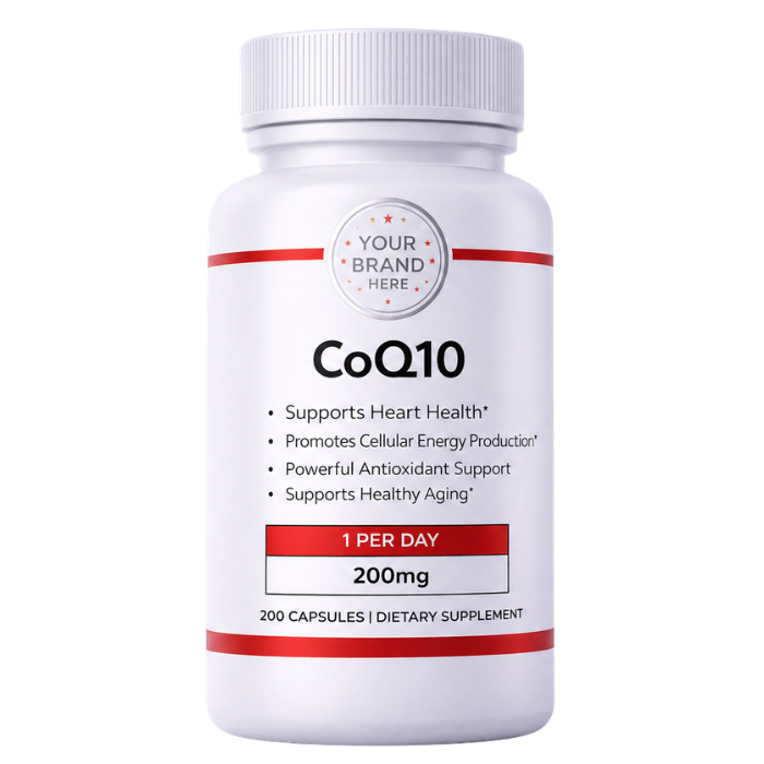 White label supplement bottle