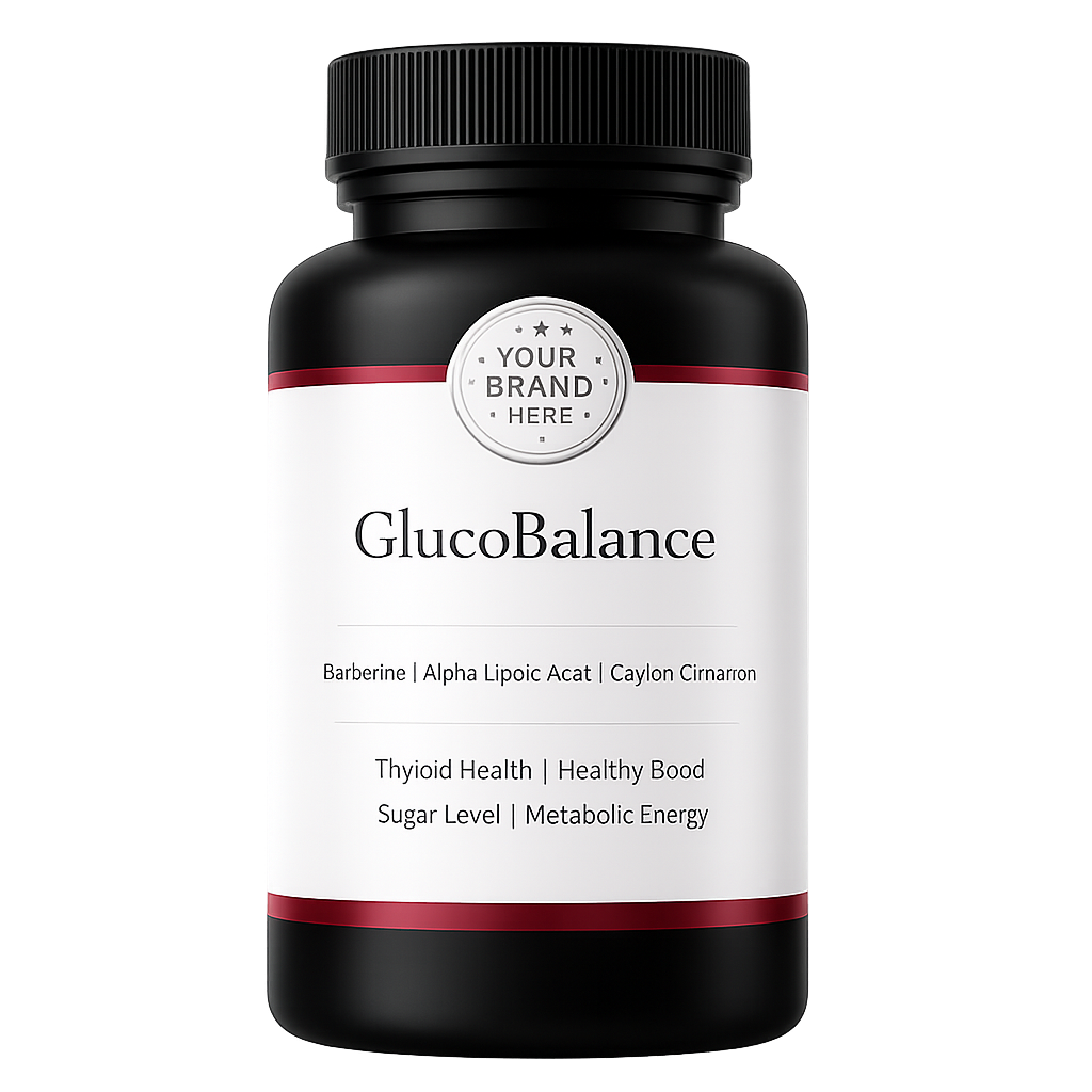 White label supplement bottle mockup