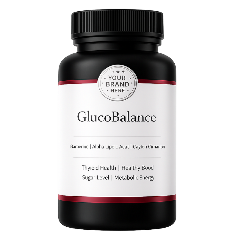 White label supplement bottle