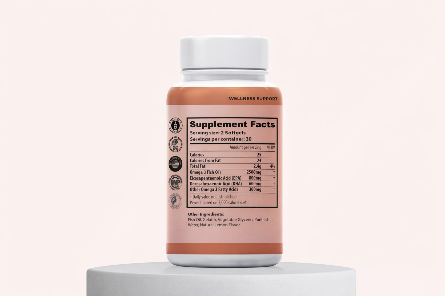 Omega-3 | 800mg EPA | 600mg DHA | Salud Cardiaca | Apoyo al Cerebro | Salud Cognitiva | Salud Coyunturas