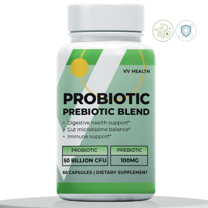 Probiotic & Prebiotic Blend 50 Billion CFU – Gut & Digestive Support