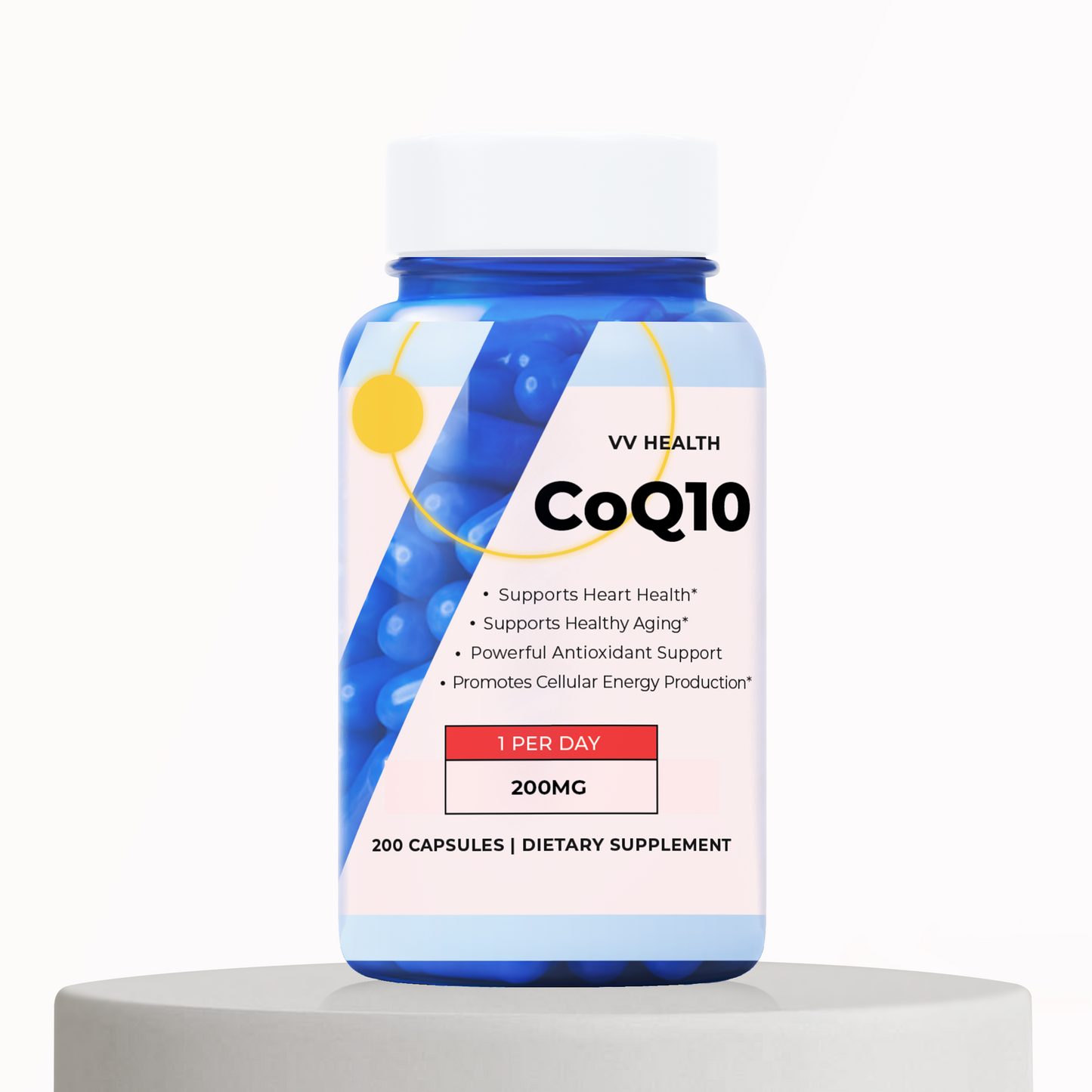CoQ10 200mg – Cellular Energy & Heart Health