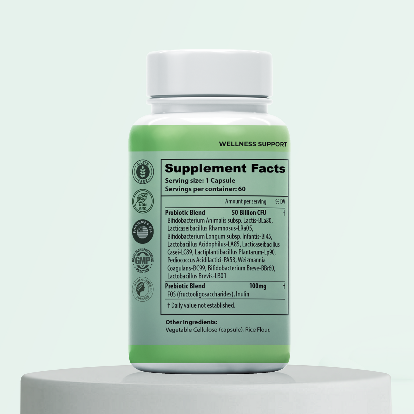 Probiotic & Prebiotic Blend 50 Billion CFU – Gut & Digestive Support