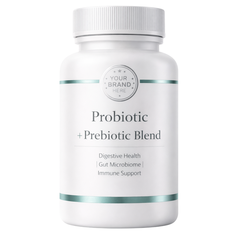 White label supplement bottle