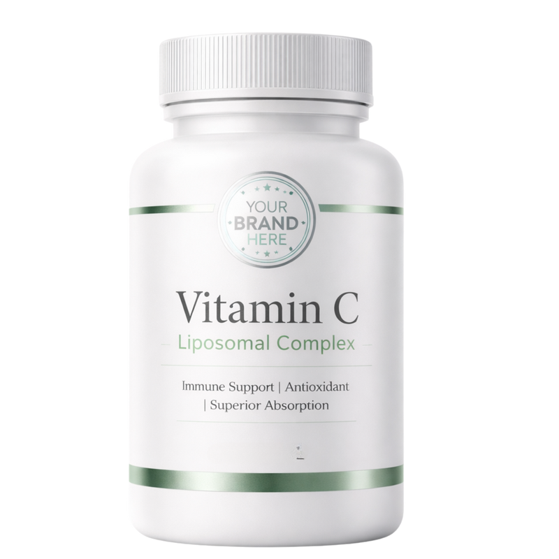 White label supplement bottle