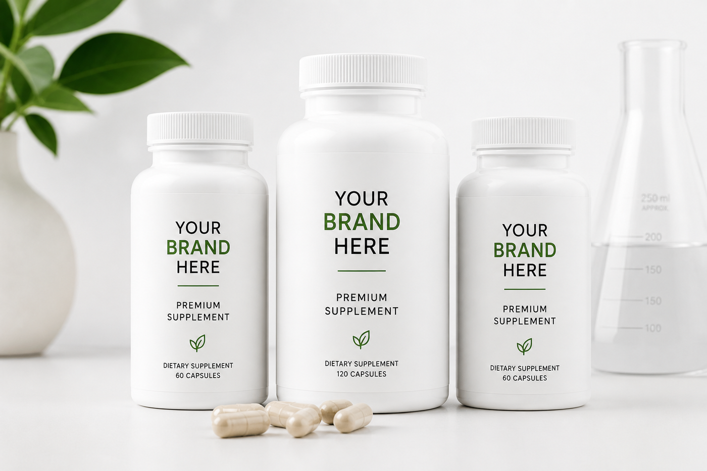 White label wellness product presentation